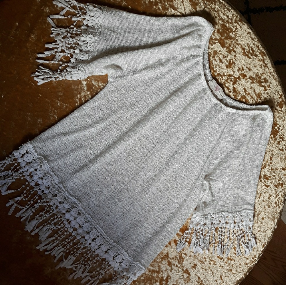 Blushed Boutique Brand Fringe Sweater